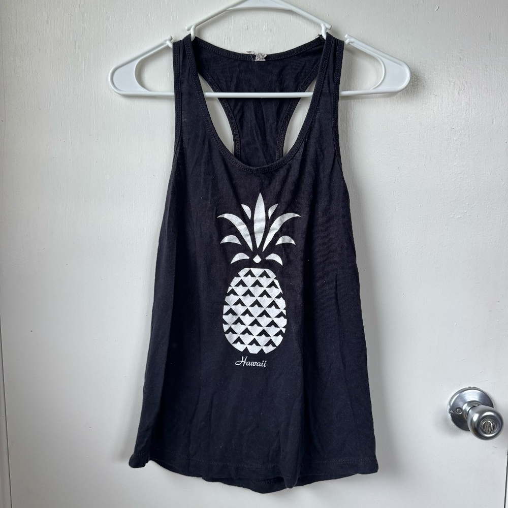 Black HAWAII racerback tank top size small